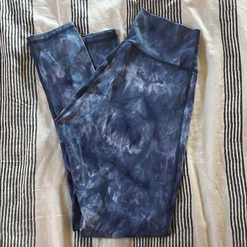 Gymshark Navy Tie-Dye Leggings